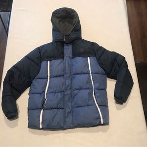 Navy and Blue Kids Puffer Jacket
